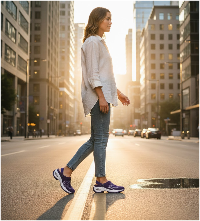 Women's Walking Shoes| Slip-On