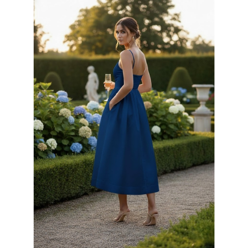 Women's Timeless Summer Flare Dress l Midi