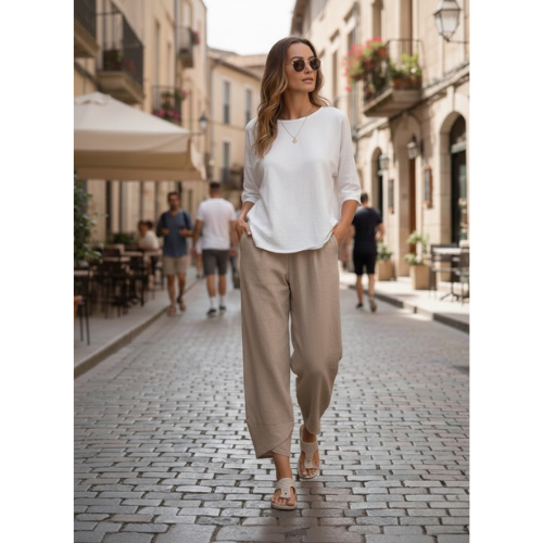 Women's Drift Fold Ankle l Trousers