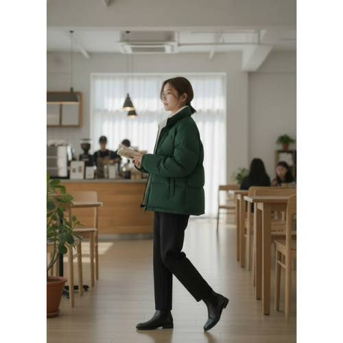 Women's Faux Fur Puffer Jacket | Winter