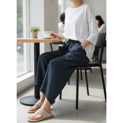 Women's Drift Fold Ankle l Trousers