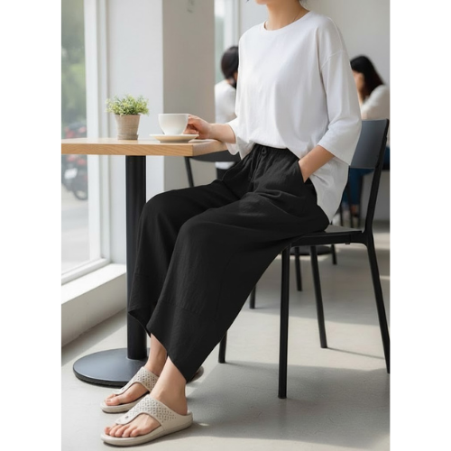 Women's Drift Fold Ankle l Trousers