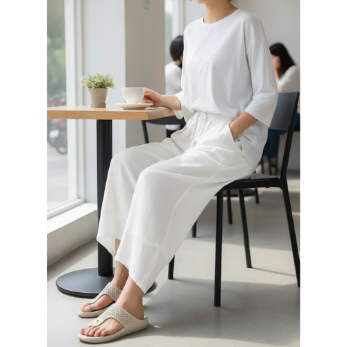 Women's Drift Fold Ankle l Trousers