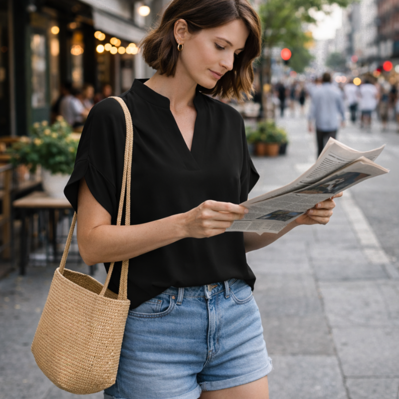Women’s Lightweight Summer Blouse | Relaxed Fit
