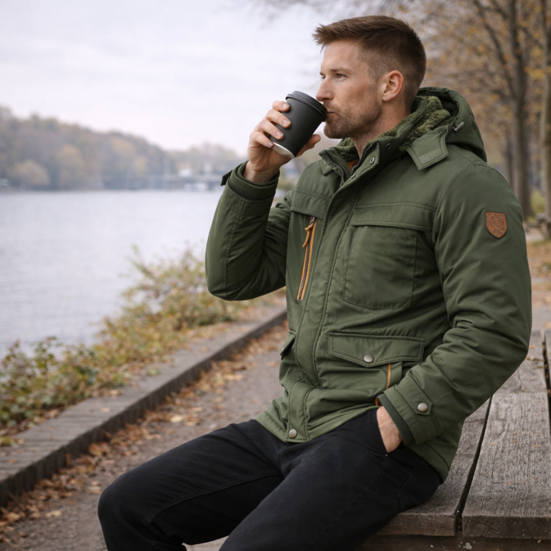 Men’s Tactical Winter Coat | Hooded