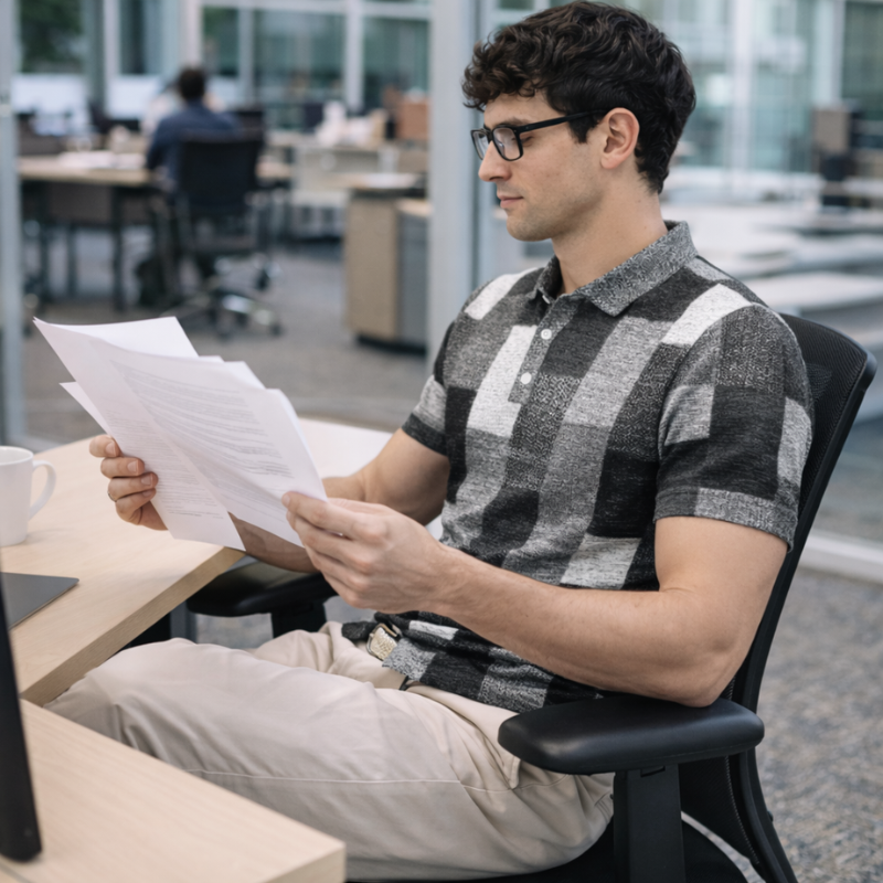 Men’s Multi-Color Polo Shirt | Short Sleeve