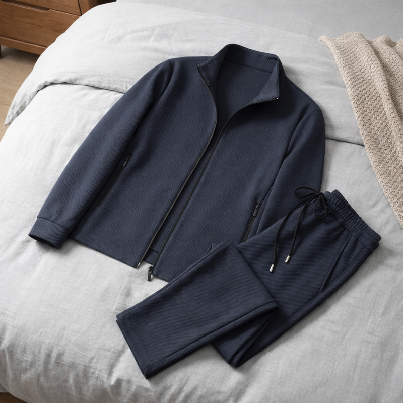 Men’s Athletic Lycra Tracksuit Set | Two Piece