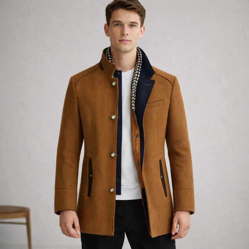 Men’s Classic Winter Overcoat | Long