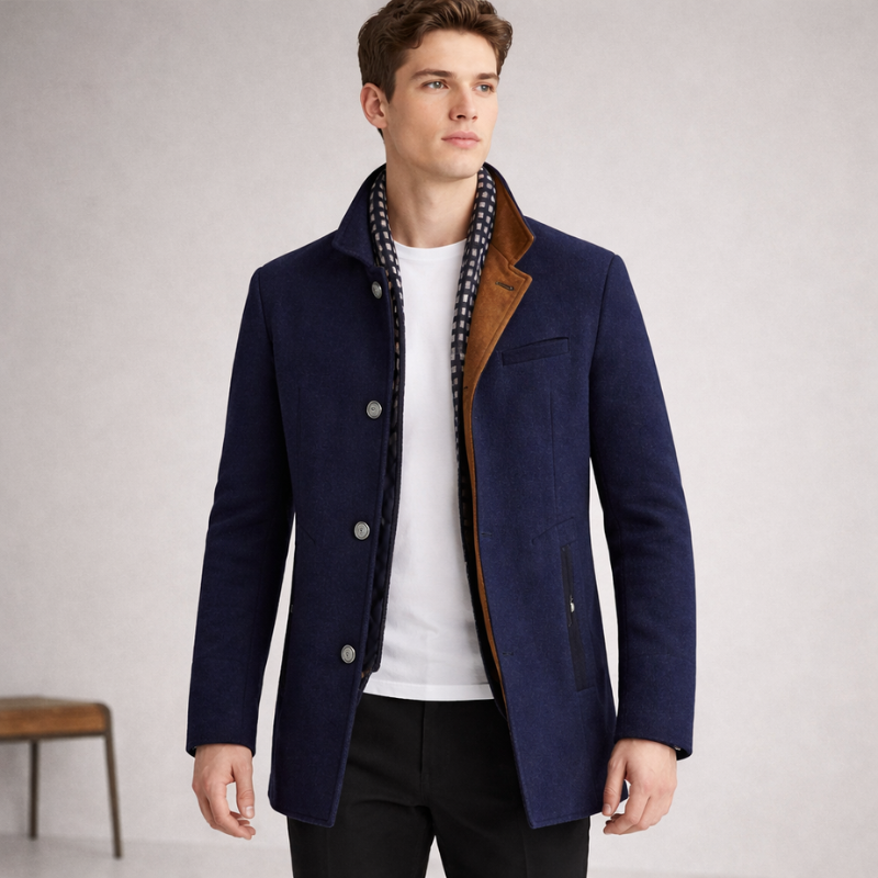 Men’s Classic Winter Overcoat | Long
