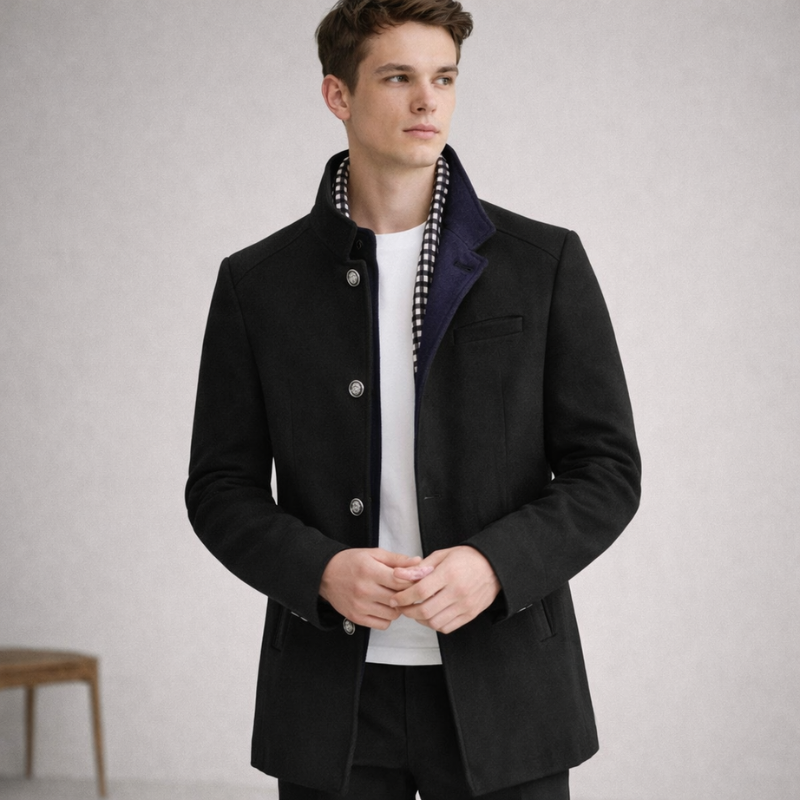 Men’s Classic Winter Overcoat | Long
