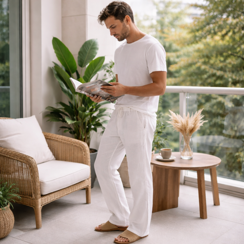 Men’s Summer Fabric Pants | Casual