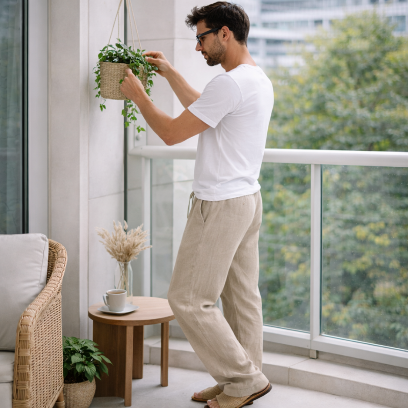 Men’s Summer Fabric Pants | Casual