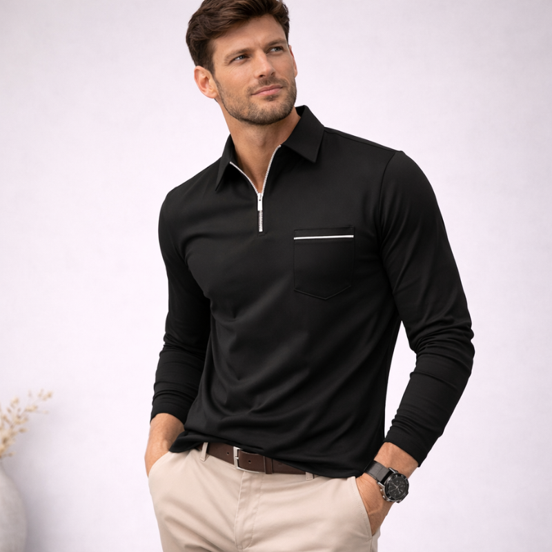 Men’s Classic Polo Shirt | Long Sleeve
