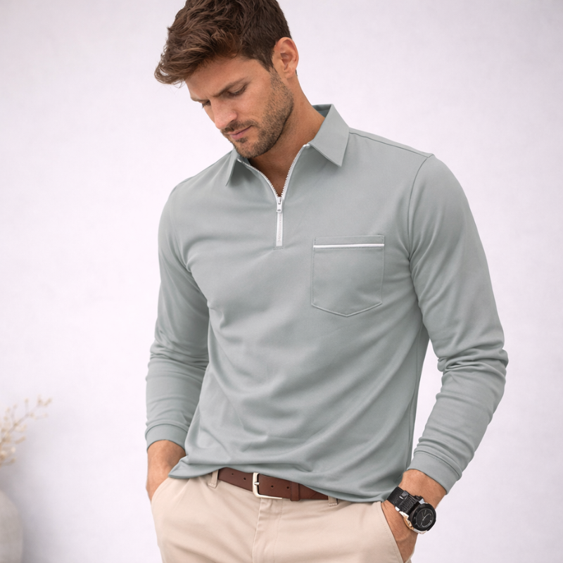 Men’s Classic Polo Shirt | Long Sleeve