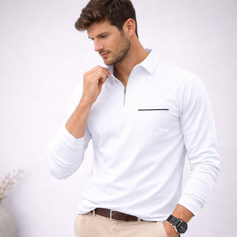 Men’s Classic Polo Shirt | Long Sleeve