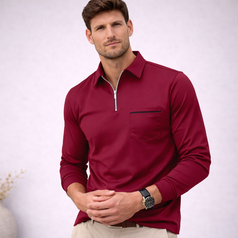 Men’s Classic Polo Shirt | Long Sleeve