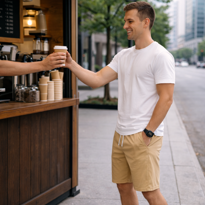 Men’s Casual Summer Shorts | Drawstring