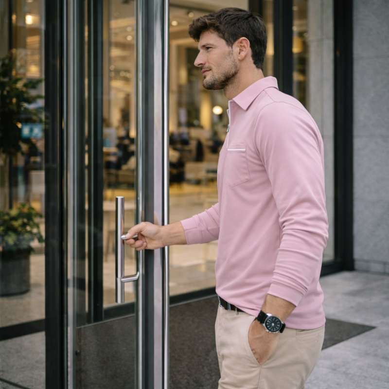 Men’s Classic Polo Shirt | Long Sleeve