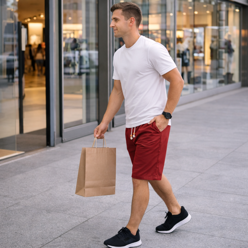 Men’s Casual Summer Shorts | Drawstring