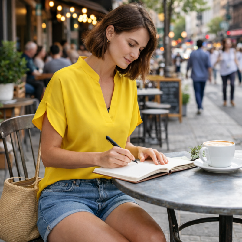 Women’s Lightweight Summer Blouse | Relaxed Fit