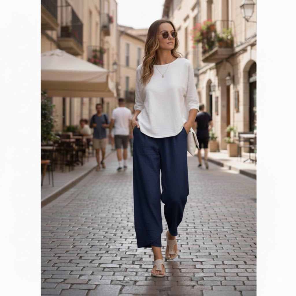 Women's Drift Fold Ankle l Trousers
