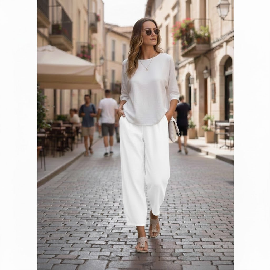 Women's Drift Fold Ankle l Trousers
